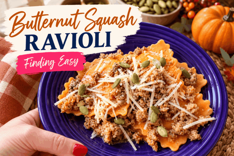 Trying butternut squash ravioli at EPCOT Food and Wine Festival